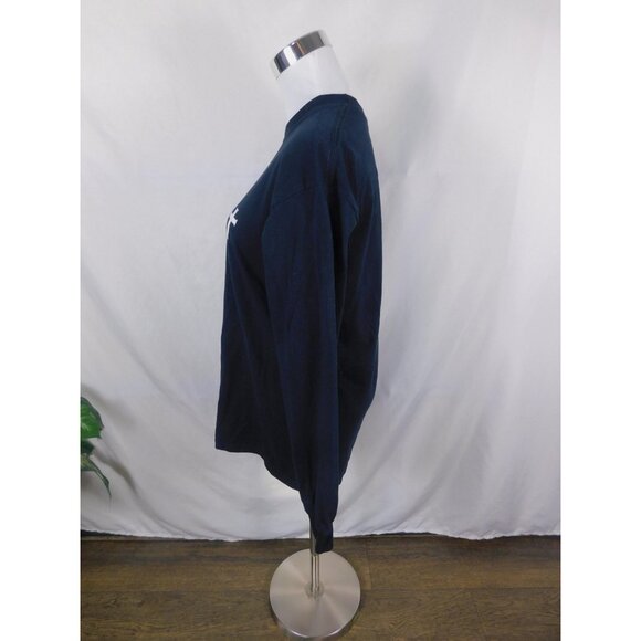 Coexist Imagine Shirt Unise Medium Navy Long Sleeve Graphic Peace Unity Crewneck - Picture 4 of 11